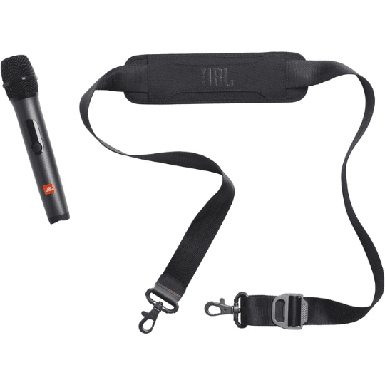 2 JBL PartyBox On-The-Go Essential - Portable Party Speaker with Built-in Lights and Wireless mic