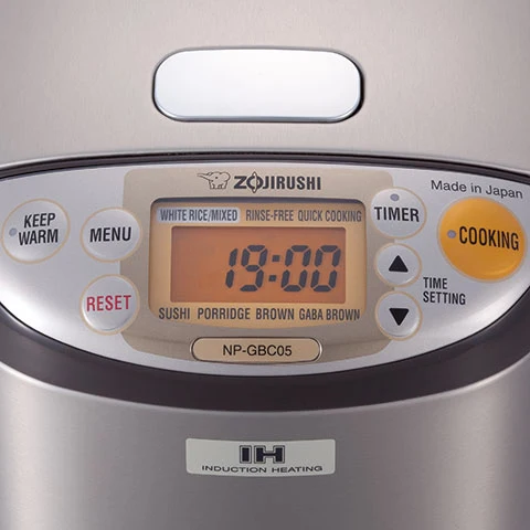 Zojirushi NP-GBC05XT Induction Heating System Rice Cooker and Warmer, 0.54 L, Stainless Dark Brown
