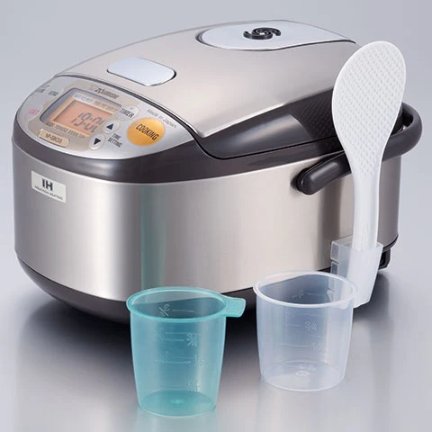 Zojirushi NP-GBC05XT Induction Heating System Rice Cooker and Warmer, 0.54 L, Stainless Dark Brown
