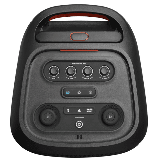 JBL PartyBox Stage 320 - Portable Party Speaker with Telescopic Handle & Wide