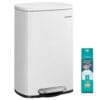 61RFSUzhlZL._SX522_ SONGMICS Kitchen Bin 13 Gallon (50 L) White