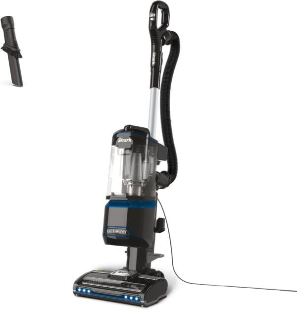 Shark Corded Upright Vacuum Cleaner 1.1L, Blue/Black
