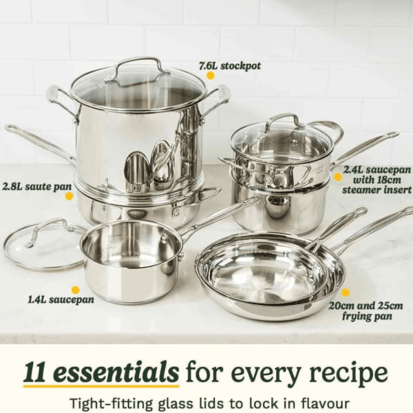 Cuisinart® Chef’s Classic™ Stainless Steel Cookware Set