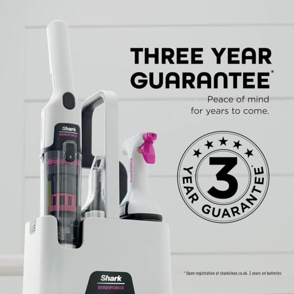 Shark StainForce Cordless Spot Cleaner, Lightweight & Portable HX100UKT