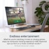 Dell 27 Plus Monitor - S2725QS, 4K UHD (3840x2160), 120Hz, IPS, 4ms
