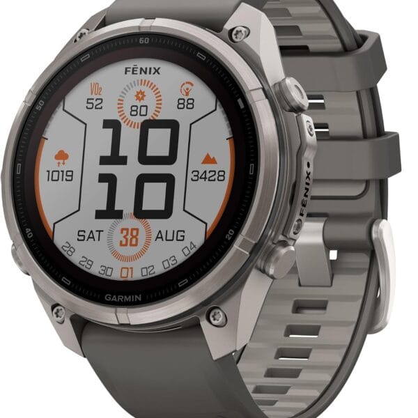 Garmin fēnix® 9 Pro Solar, Titanium, 47mm, Graphite/Black