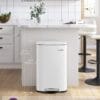 71X4m3eUg7L._SL1500_ SONGMICS Kitchen Bin 13 Gallon (50 L) White