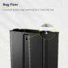 EKO Madison Brushed Stainless 50 Liter/13.2 Gallon Step Trash Can with Inner Liner