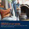 81qDDaPRPqL._AC_SL1500_ Vax LiftOut Pet Corded Upright Vacuum Cleaner, CDUP-LOXP