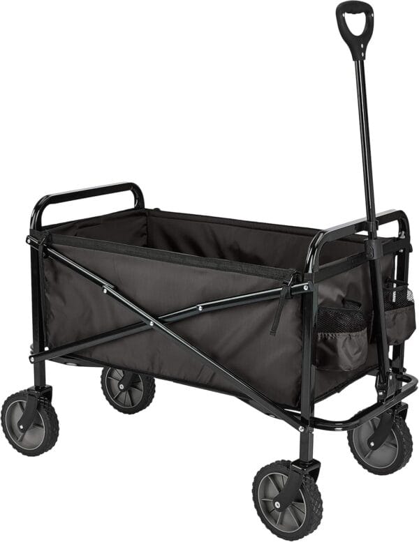 Collapsible Heavy Duty Utility Wagon for Outdoor Sports