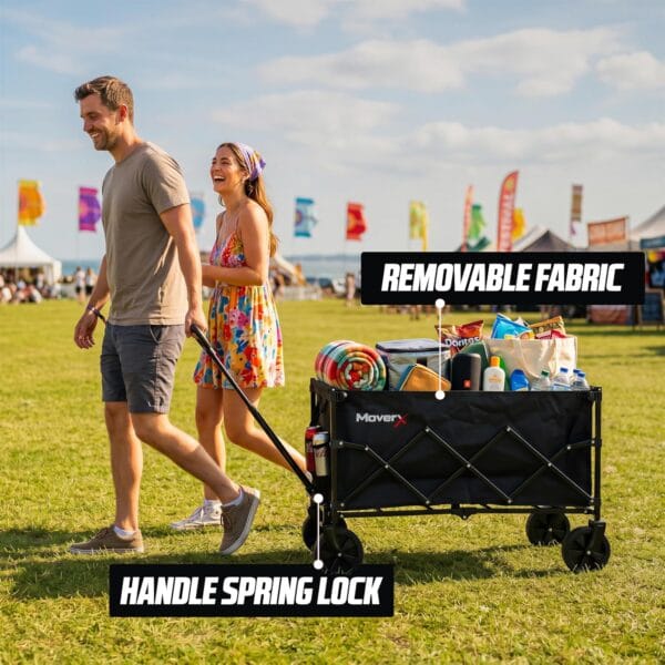 MoverX 150L Festival Trolley on Wheels