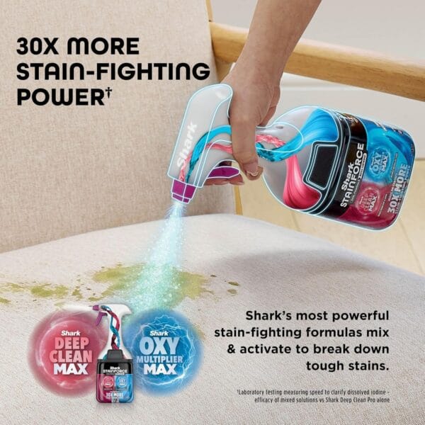 Shark StainForce Cordless Spot Cleaner, Lightweight & Portable HX100UKT
