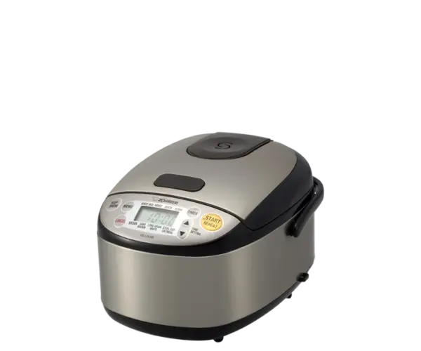 Zojirushi Micom 3-Cup Compact Size, Multiple Settings, Stainless Steel Made, Built-In Retractable Power Cord and Easy to Transport Rice Cooker and Warmer