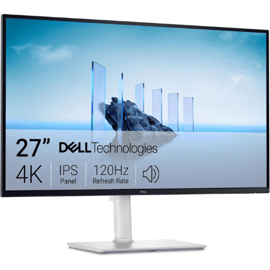 Dell 27 Plus Monitor - S2725QS, 4K UHD (3840x2160), 120Hz, IPS, 4ms